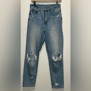 American Eagle Distressed Mom Jean
